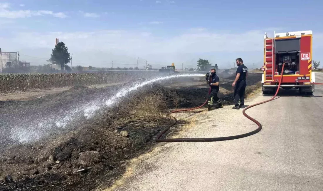 Tekirdağ’ın Hayrabolu ve Malkara ilçelerinde farklı bölgelerde meydana gelen yangınlar,