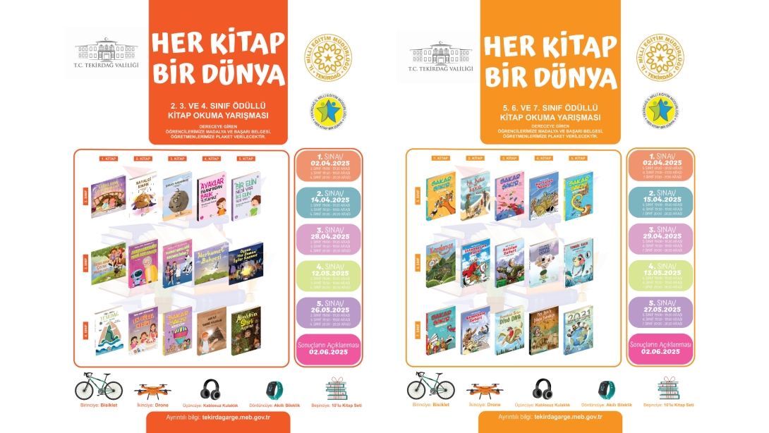 Hayrabolu İlçe Milli Eğitim Müdürlüğü, okuma kültürünü yaygınlaştırmak amacıyla yürüttüğü