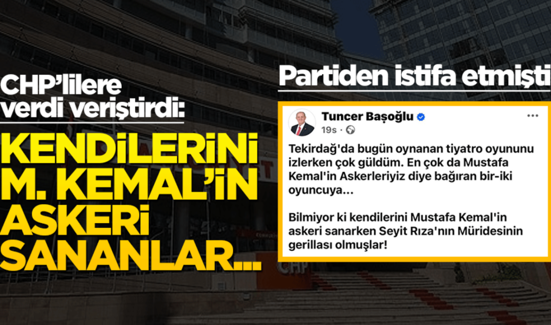 Cumhuriyet Halk Partisi'nde (CHP) yaşanan parti içi gerilimler ve istifalar