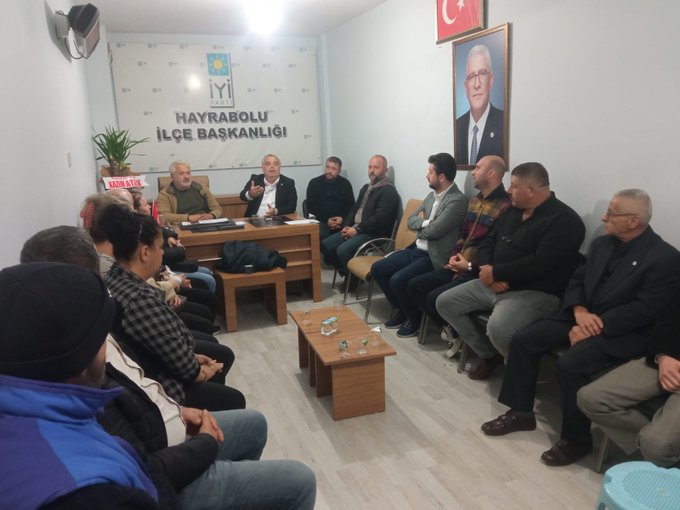 İYİ Parti Tekirdağ İl Başkanlığı, Hayrabolu ilçesinde önemli bir istişare