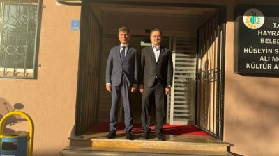 Çorlu Kaymakamı Niyazi Erten, meslektaşı ve mevkidaşı Hayrabolu Kaymakamı Eyüp