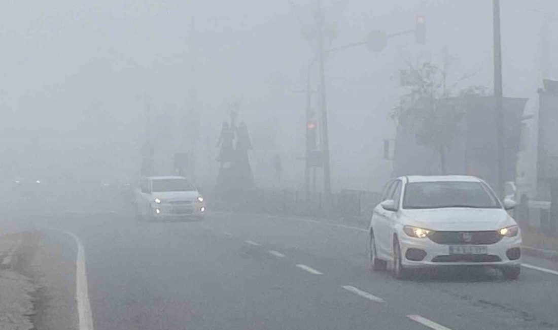 Hayrabolu, son yılların en yoğun sis felaketiyle sarsıldı. Gece başlayıp