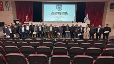 Tekirdağ Büyükşehir Belediyesi tarafından muhtarların yönetsel kapasitesini artırmak amacıyla düzenlenen