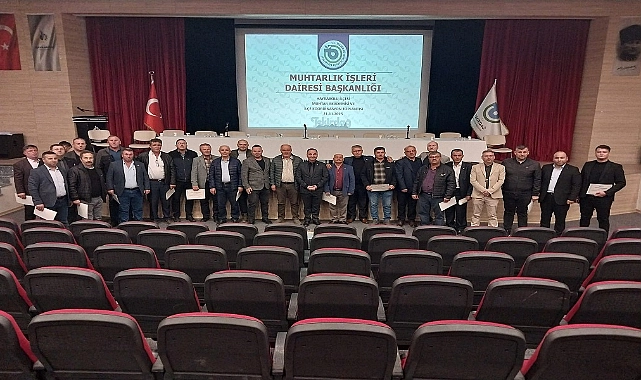 Tekirdağ Büyükşehir Belediyesi tarafından muhtarların yönetsel kapasitesini artırmak amacıyla düzenlenen