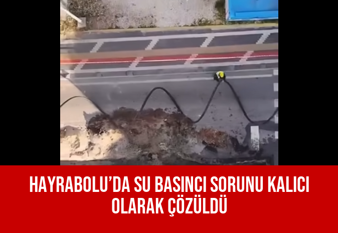 Tekirdağ’ın Hayrabolu ilçesinde yıllardır kronikleşen ve vatandaşları canından bezdiren su