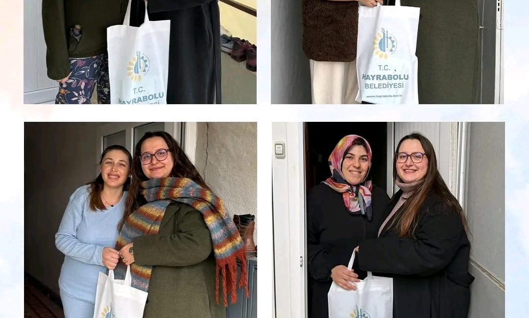 Hayrabolu Belediyesi, sosyal belediyecilik çalışmaları kapsamında ilçede yeni bebek sahibi