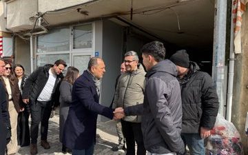 Cumhuriyet Halk Partisi (CHP) heyeti, Hayrabolu ilçesinde gerçekleştirdiği saha çalışmaları