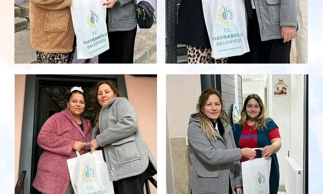 Hayrabolu Belediyesi, sosyal belediyecilik projeleri kapsamında hayata geçirdiği “Hoş Geldin